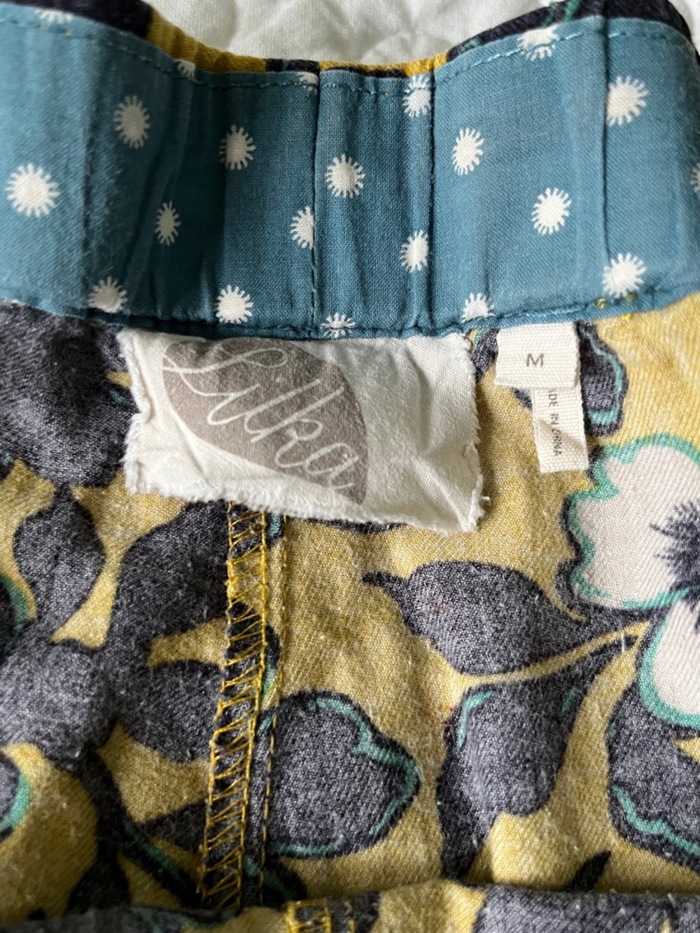 Anthropologie Lilka Birdsong Pajama Bottoms Size M EUC - Picture 3 of 7